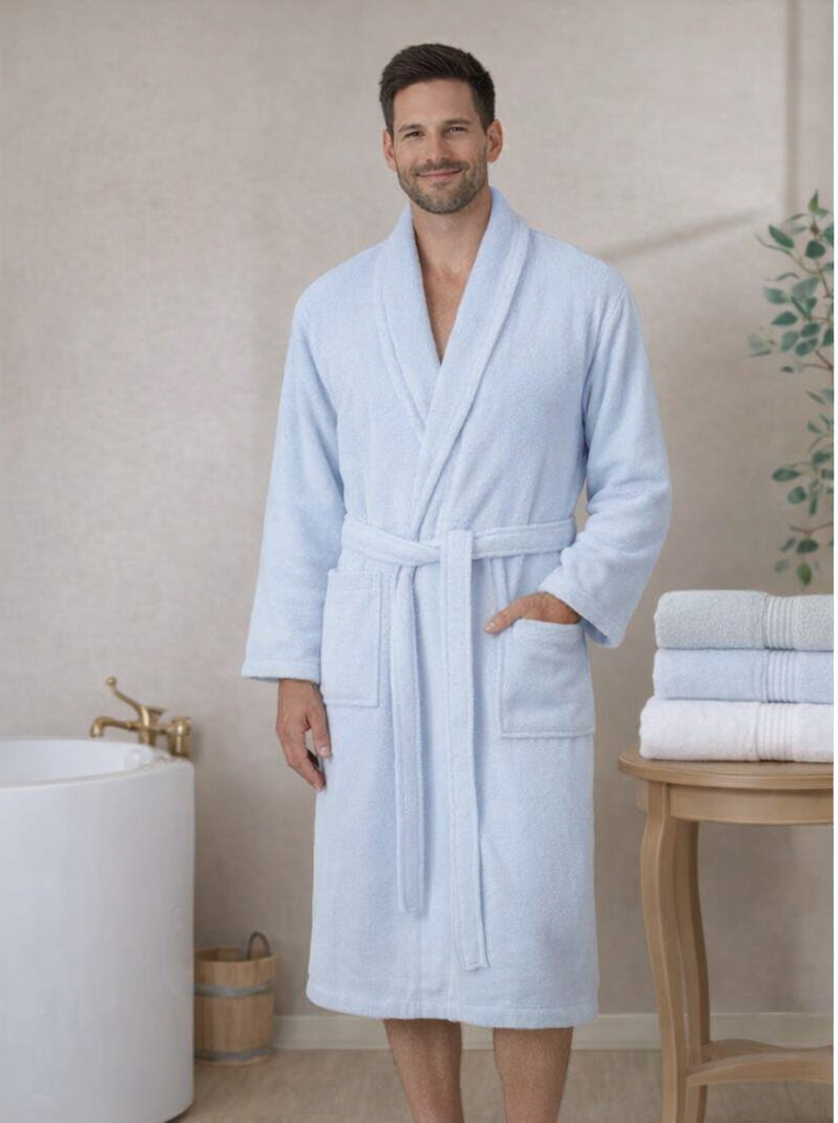 Bademantel Diamond Collection- Blue