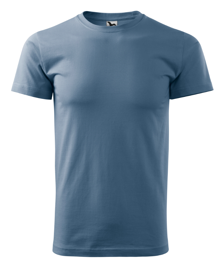 CLX- Basic Men T-Shirts 10 Stück Bundle Farbe Denim Blue