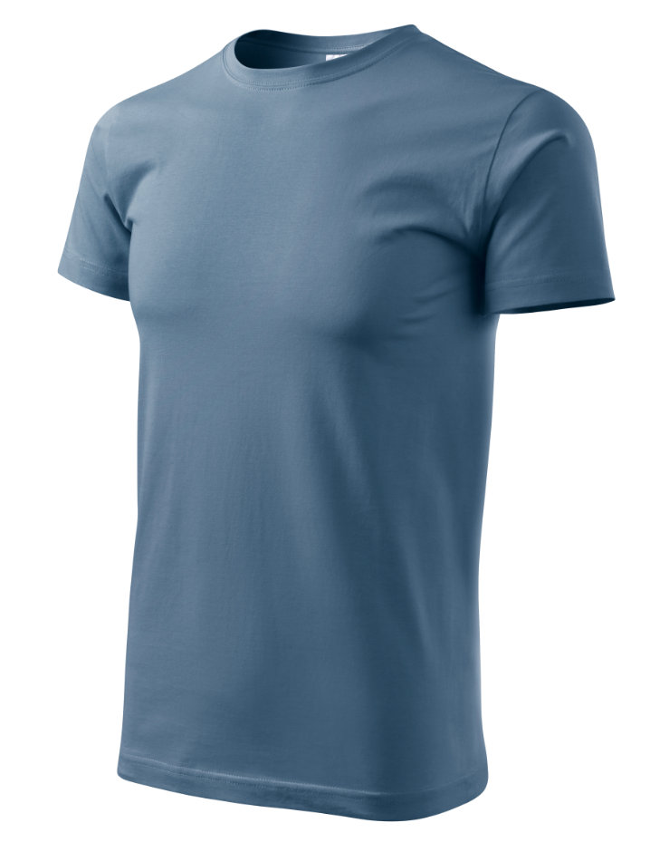 CLX- Basic Men T-Shirts 10 Stück Bundle Farbe Denim Blue