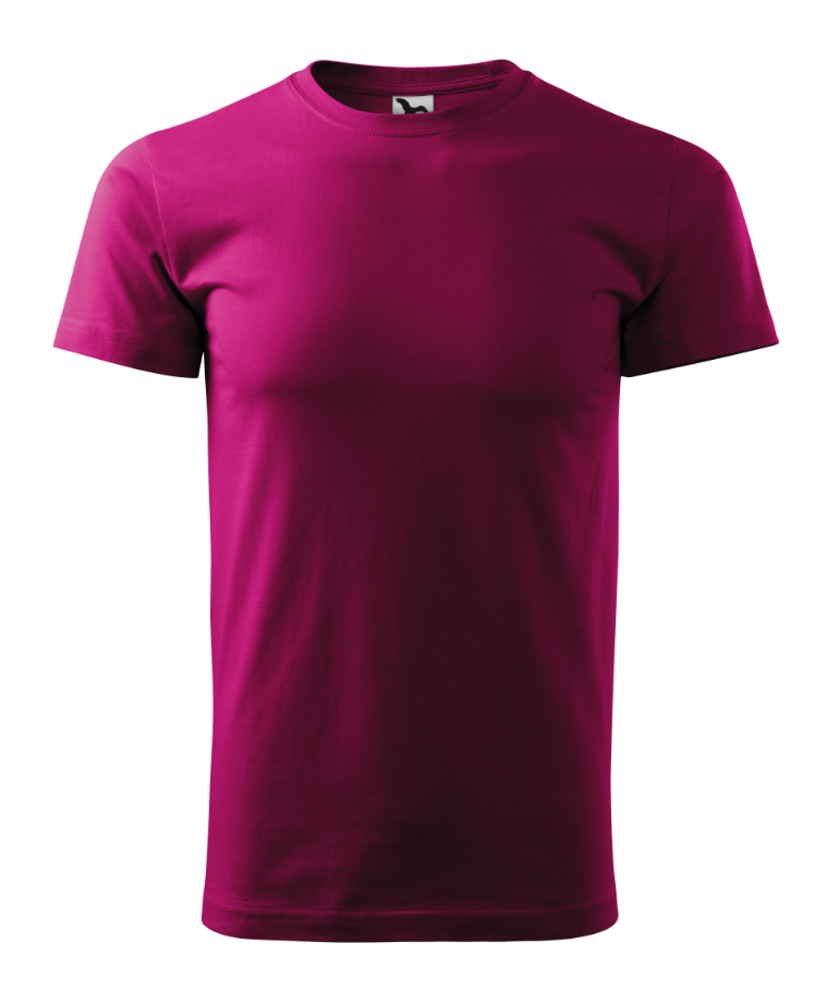 CLX- Basic Men T-Shirts 10 Stück Bundle Farbe Fuchsia Red