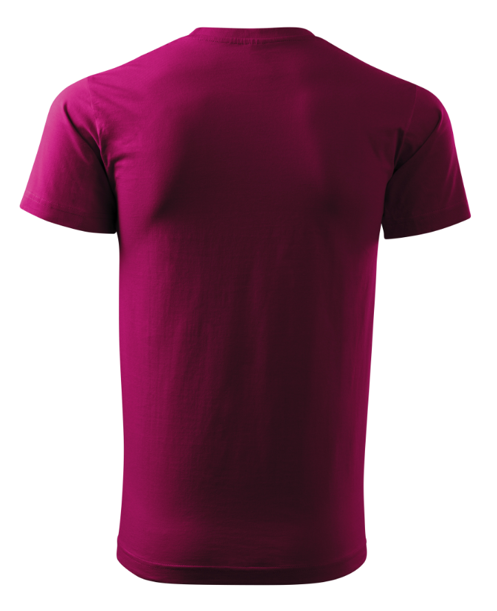 CLX- Basic Men T-Shirts 10 Stück Bundle Farbe Fuchsia Red