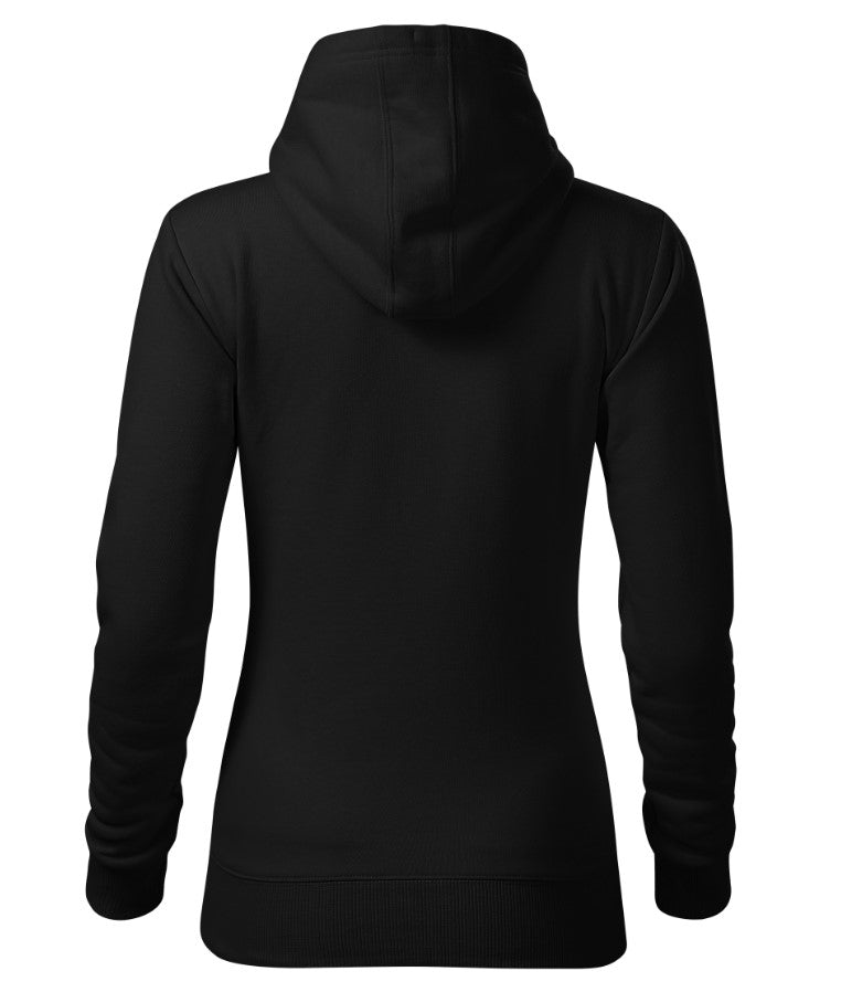CLX-Damen Hoodie Langarm mit Kapuze- Farbe Black