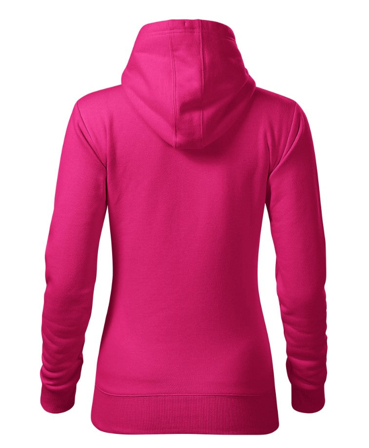 CLX-Damen Hoodie Langarm mit Kapuze- Farbe Pink