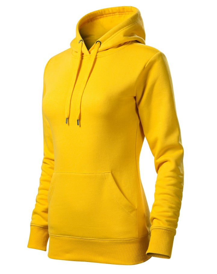 CLX-Damen Hoodie Langarm mit Kapuze- Farbe Gelb