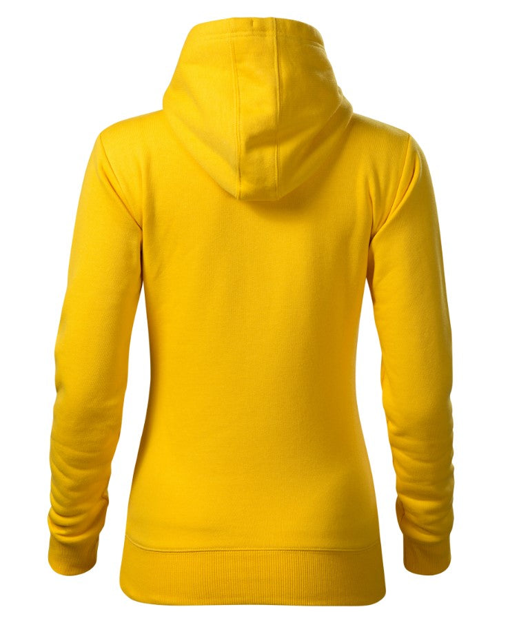 CLX-Damen Hoodie Langarm mit Kapuze- Farbe Gelb