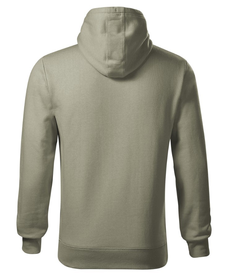 CLX Men Hoodie Langarm mit Kapuze- Khaki Light
