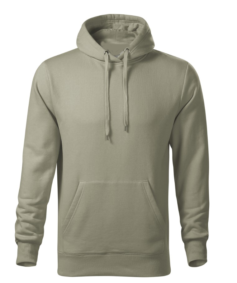 CLX Men Hoodie Langarm mit Kapuze- Khaki Light