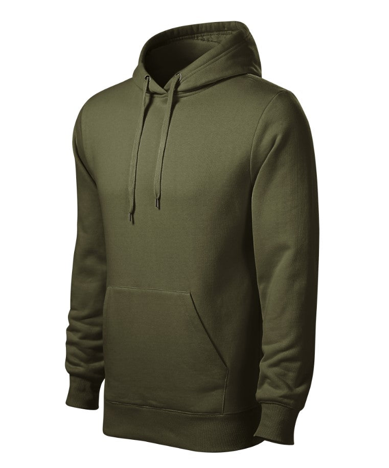 CLX- Men Hoodie Langarm mit Kapuze- Olive Green