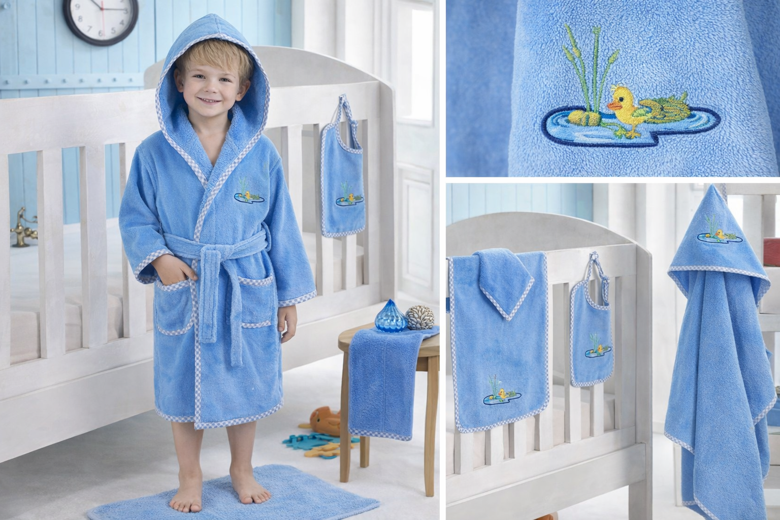 Kinder-Bademantel