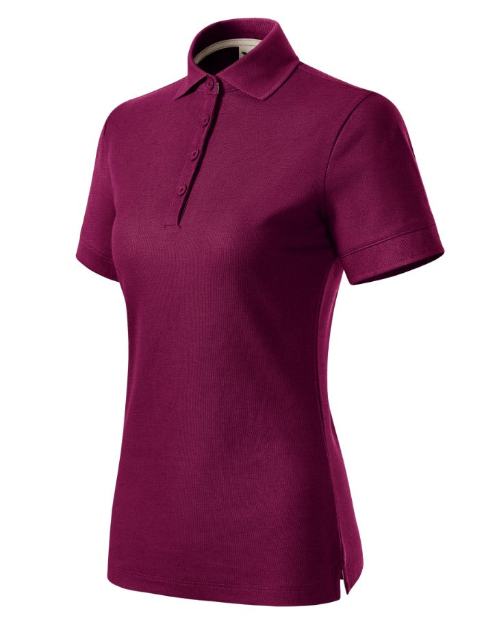 Ladies Prime Polo-Shirt aus Bio Baumwolle (GOTS)- Fuchsia Red