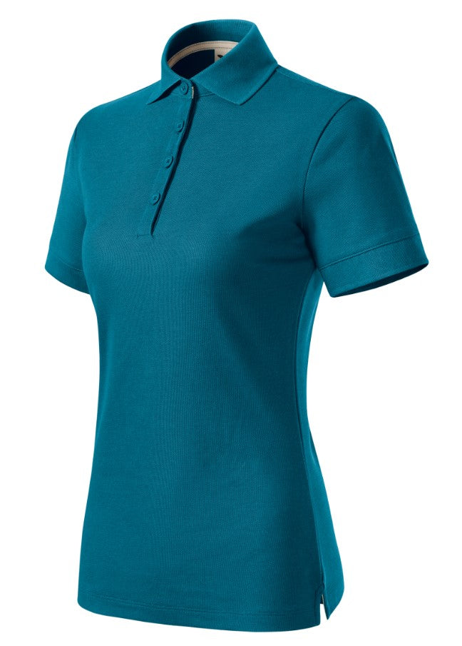 Ladies Prime Polo-Shirt aus Bio Baumwolle (GOTS)- Petrol Blue