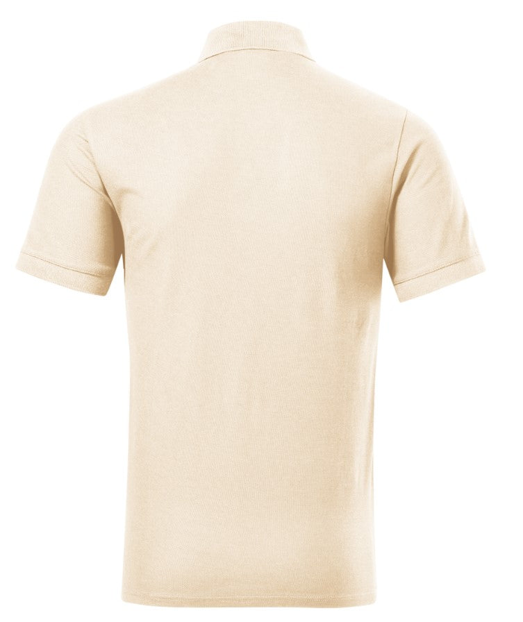 Prime Polo-Shirts Kurzarm- 100% Bio-Baumwolle (GOTS)- Mandel Beige