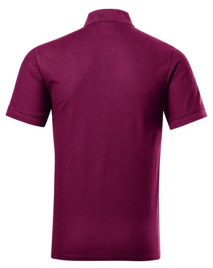 Prime Polo-Shirts Kurzarm- 100% Bio-Baumwolle (GOTS)- Fuchsia