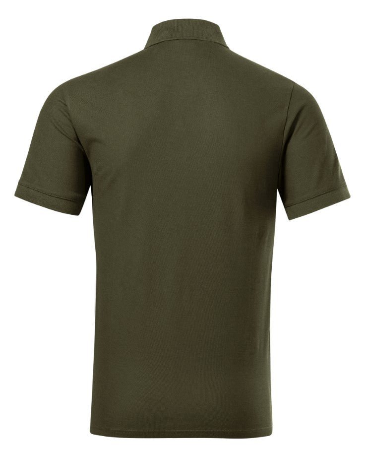 Prime Polo-Shirts Kurzarm- 100% Bio-Baumwolle (GOTS)- Military Green