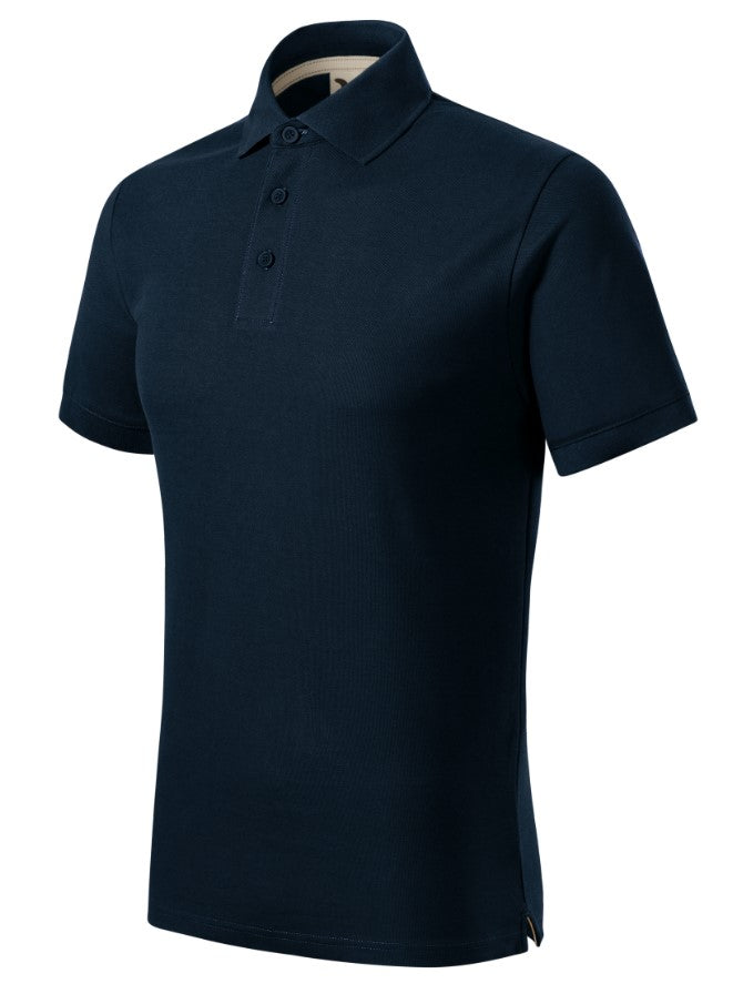 Prime Polo-Shirts Kurzarm- 100% Bio-Baumwolle (GOTS)- Navy Blau