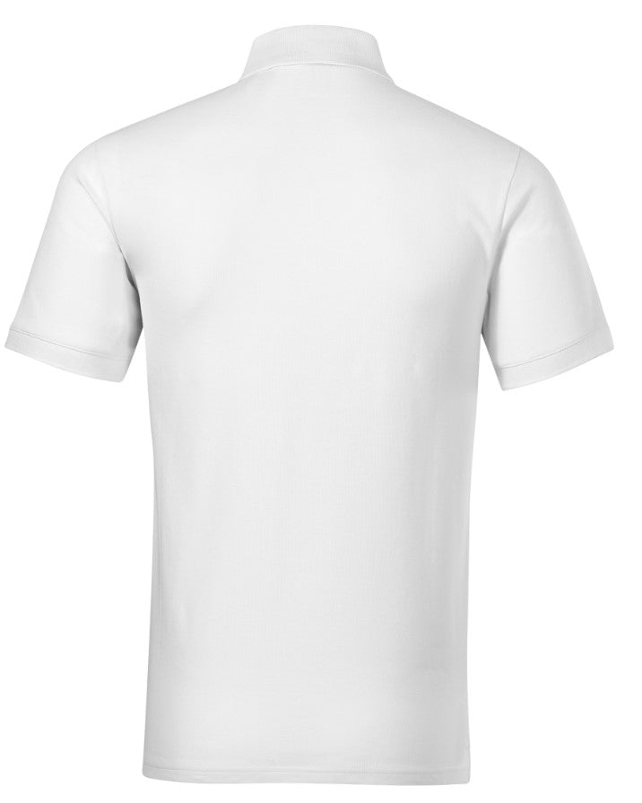 Prime Polo-Shirts Kurzarm- 100% Bio-Baumwolle (GOTS)- Weiß