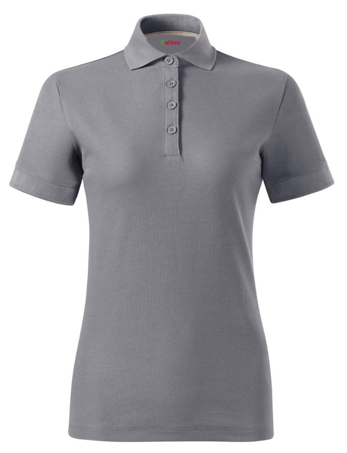 Ladies Prime Polo-Shirt aus Bio Baumwolle (GOTS)- Silver Grey