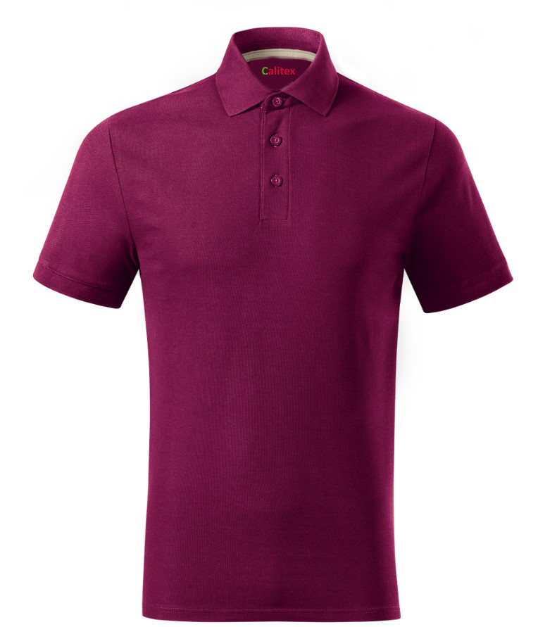 Prime Polo-Shirts Kurzarm- 100% Bio-Baumwolle (GOTS)- Fuchsia