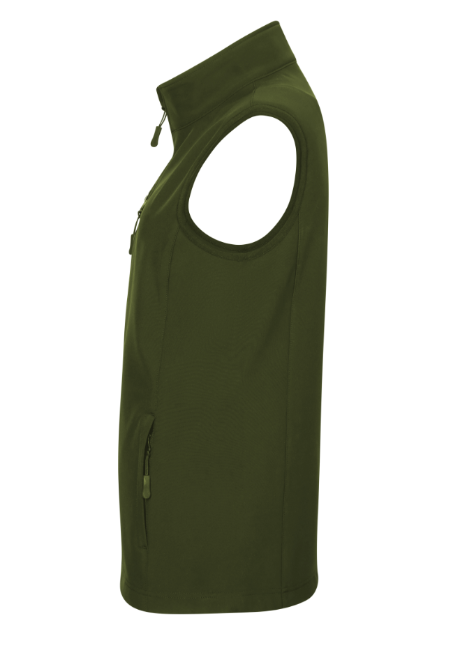 Softshellweste Damen Farbe Dark Green