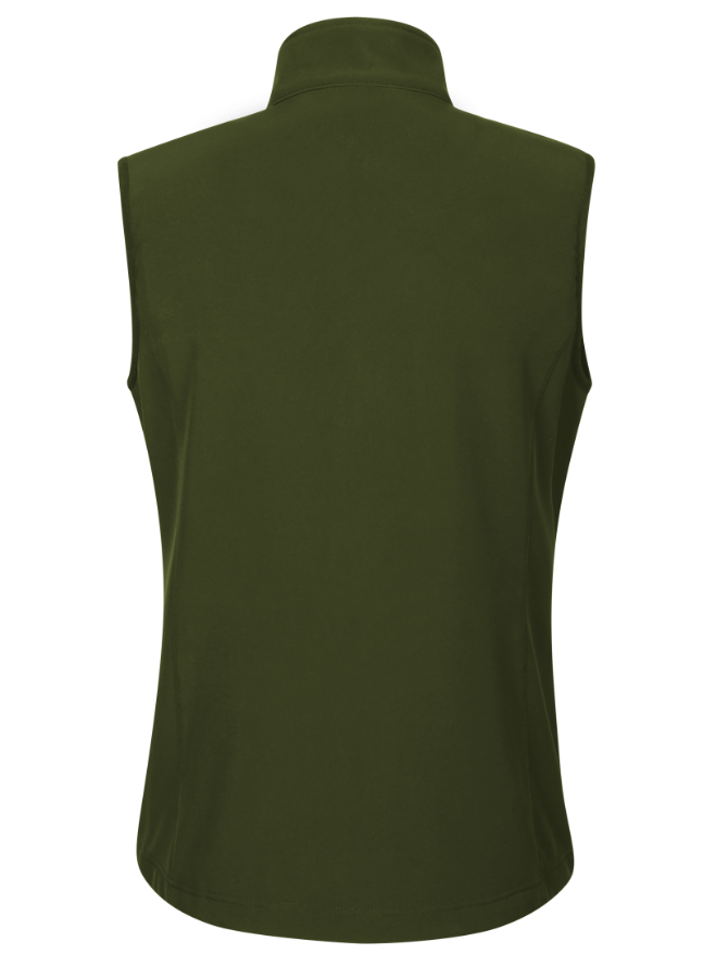 Softshellweste Damen Farbe Dark Green