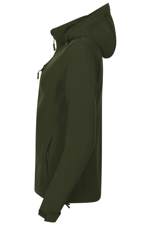 Softshelljacke Damen Farbe Dark Green