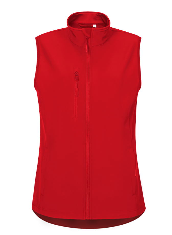 Softshellweste Damen Farbe Red