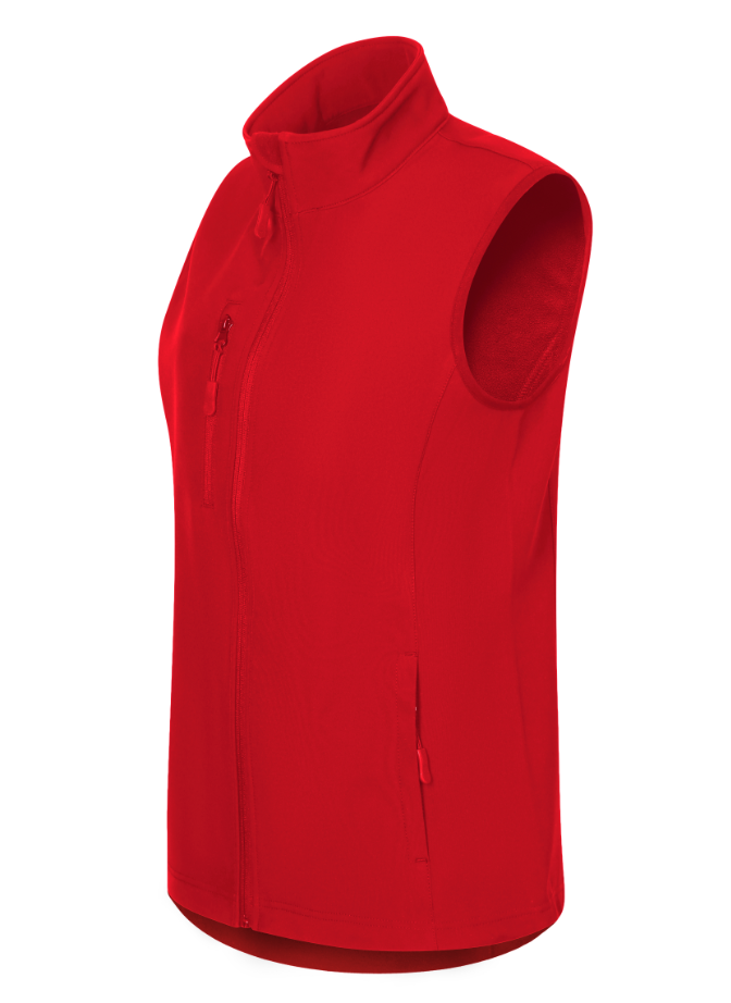 Softshellweste Damen Farbe Red