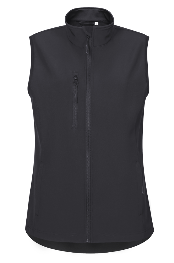 Softshellweste Damen Farbe Steel Grey