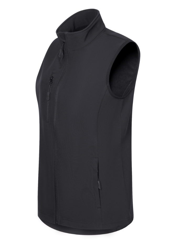 Softshellweste Damen Farbe Steel Grey